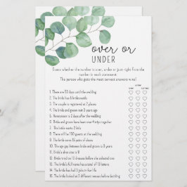 Eucalyptus - Över- eller Under-möhippa-spel