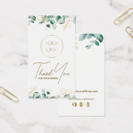 Eucalyptus paket skall införas visitkort