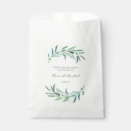 Eucalyptus Personlig Wedding Favor Papper Bags
