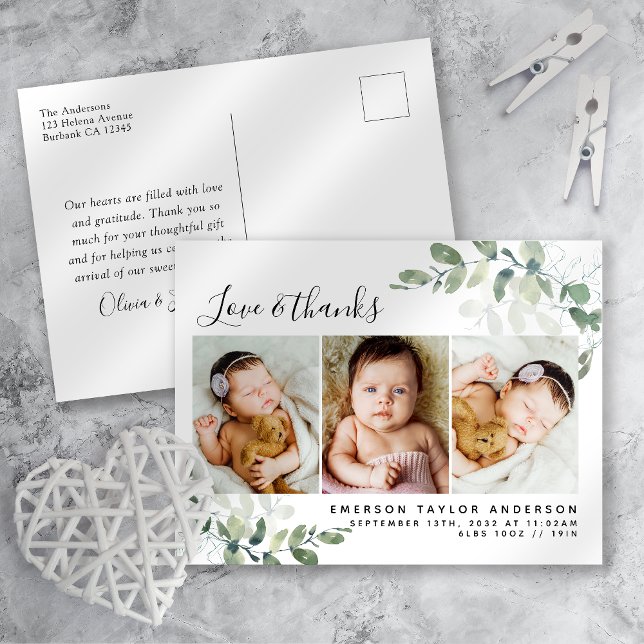 Eucalyptus Photo Baby - tack, ditt kort (Skapare uppladdad)