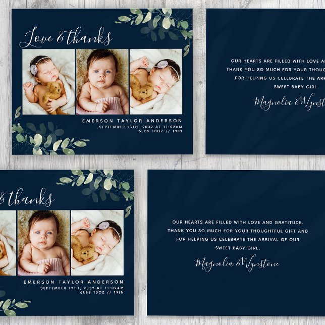 Eucalyptus Photo Baby - tack, ditt kort (Skapare uppladdad)