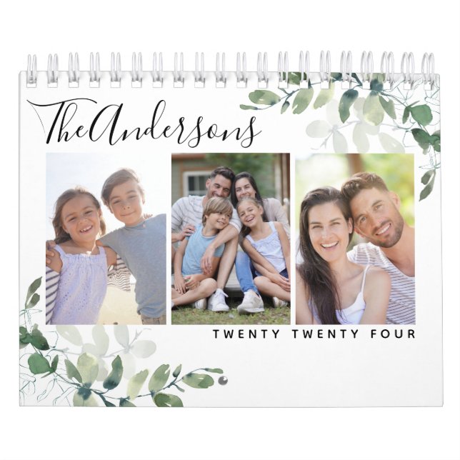 Eucalyptus Photo Collage Kalender (Omslag)