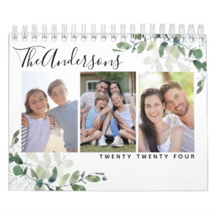 Eucalyptus Photo Collage Kalender