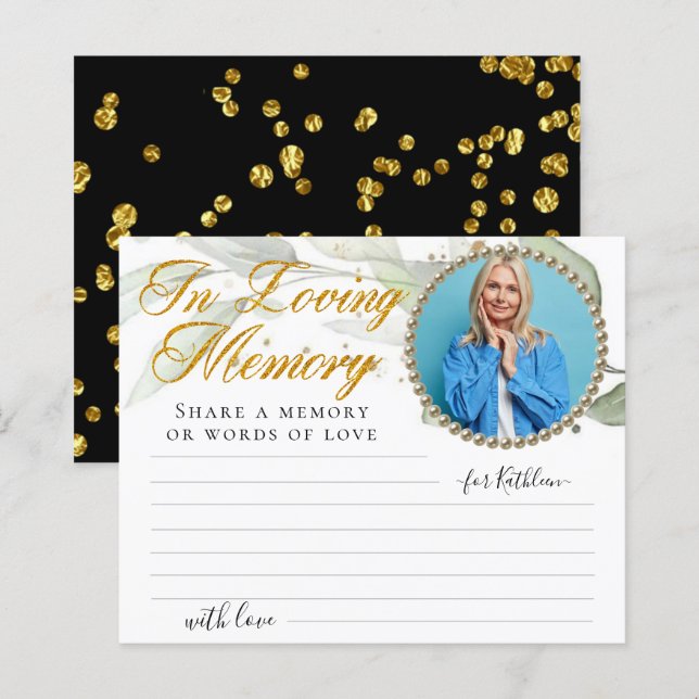 Eucalyptus Photo  ett minneskort (Fram/baksida)