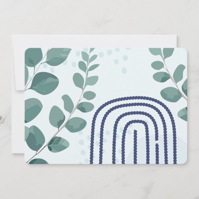 Eucalyptus Praying Mantis Australian Botanical Art Inbjudningar (Framsida)