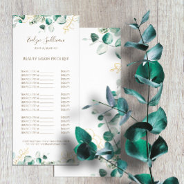 Eucalyptus prisa listrackkort reklamkort