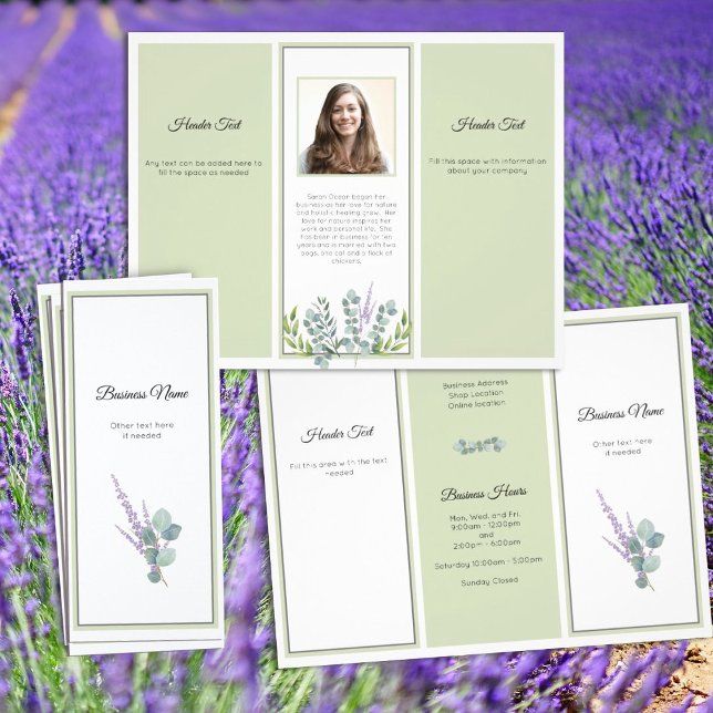 Eucalyptus Professionell Business Photo Brochure Reklamblad (Skapare uppladdad)