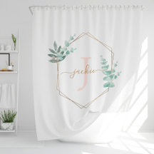 Eucalyptus Ram Monogrammed vattenfärg