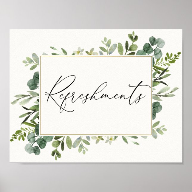 Eucalyptus Refreshments Affisch (Framsidan)