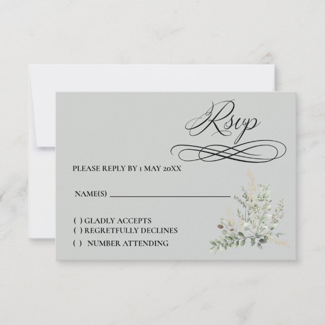 Eucalyptus Response Card OSA Kort (Framsida)