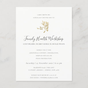 EUCALYPTUS  RO ROSA KRAFT WORKSHOP EVENT MEDDELANDE VYKORT