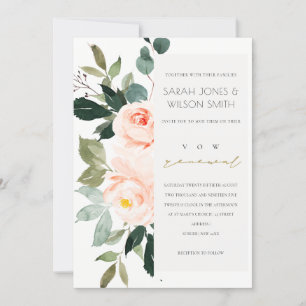 Eucalyptus Ro Rosa Vow Renewal Inbjudan