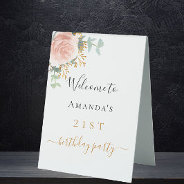 Eucalyptus ( rosa blommigt) välkomna