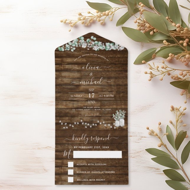 Eucalyptus Rustic Bröllop String Ljus OSA (Skapare uppladdad)