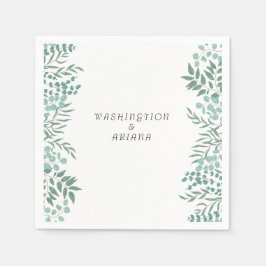 Eucalyptus Rustic Greenery Pappersservett