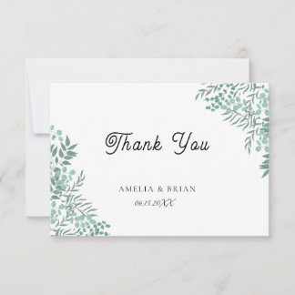 Eucalyptus Rustic Greenery - tack för ditt kort