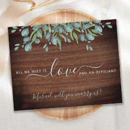 Eucalyptus Rustic kommer att göra att du beger oss Inbjudningar
