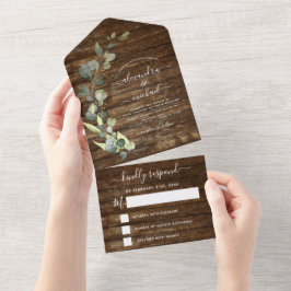 Eucalyptus Rustic Land Wood Bröllop OSA