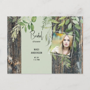 Eucalyptus Rustic Sage Photo Möhippa Inbjudan Vykort