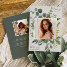 Eucalyptus & Sage Foil Studenten-meddelande