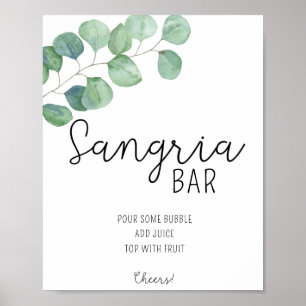 Eucalyptus - Sangria bar affisch