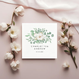 Eucalyptus simpel elegant pappersservett