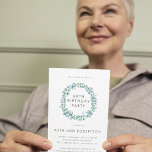 Eucalyptus Simple 60 Födelsedagsfest inbjudan<br><div class="desc">Eucalyptus Simple 60 Födelsedagsfest inbjudan - Modern,  typografi med en handmålad eukalyptus-krans. Perfekten,  enkel festinbjudan till din födelsedagsfirande. All text är redigerbar så att du faktiskt kan använda den för vilken ålder som helst.</div>