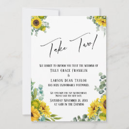 Eucalyptus Solros som skjutits upp i Bröllop tar t Inbjudningar