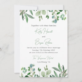 Eucalyptus Suite Inbjudningar