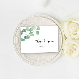 Eucalyptus - tackkort för Möhippa Kort