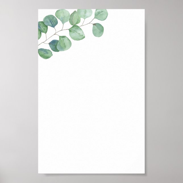 Eucalyptus-tema Poster (Framsidan)