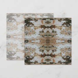 Eucalyptus Tree Bark Photo Closeup With Pattern Kort