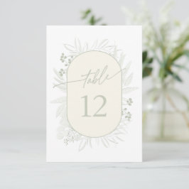 Eucalyptus Utandning Bordsnummer Ivory ID901