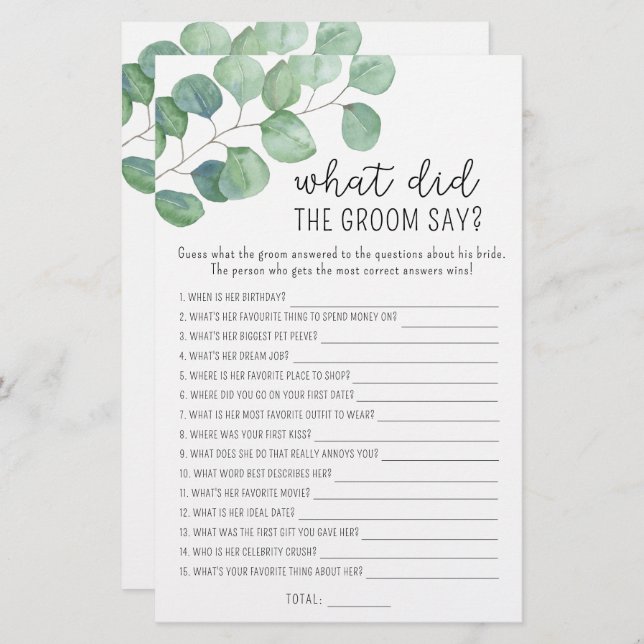 Eucalyptus - Vad sa möhippa-spel? (Fram/baksida)