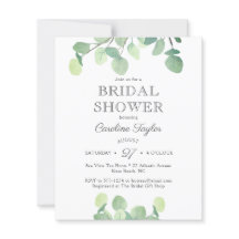 Eucalyptus Watercolor Greenery Möhippa