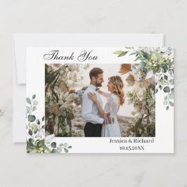 Eucalyptus Watercolor Tack PHOTO Card