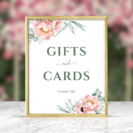Eucalyptus Wedding Gifts & Cards-skylt Poster