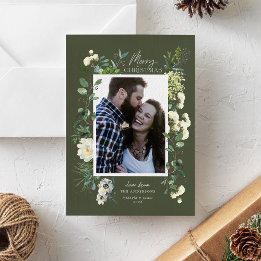 Eucalyptus Winter Botanical Ram Julkort