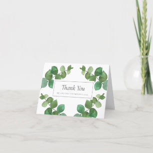 Eucalyptus Woodland Bröllop Tack Kort