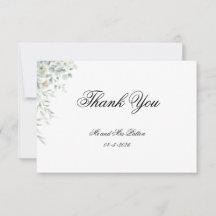 Eucalyptusgrönska blad Tackkort