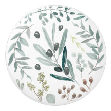 Eucalyptuslövdörr/enhetsknopp