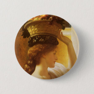 Eucharis - Flicka med en korg frukt av Leighton Knapp
