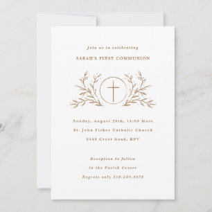 Eucharist Anpassningsbar Färg Första kommissionen Inbjudningar