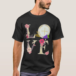 Eucharist Host Catholique 1:a Heligan Communion Gi T Shirt