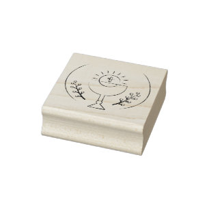 Eucharist Rubber Frimärke Stämpel