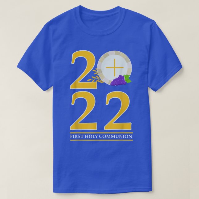 Eucharist-värdkatolik Min första Heliga-förening 2 T Shirt (Design framsida)