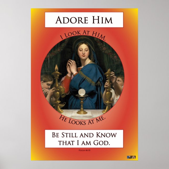 Eucharistisk anpassning poster (Framsidan)