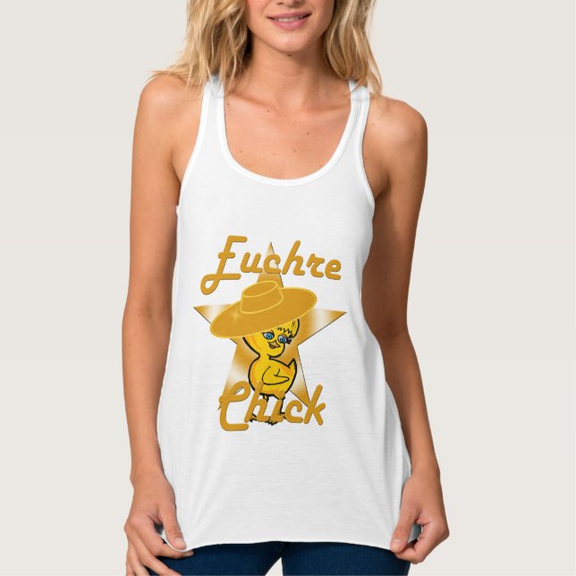Euchre-Chick nr 10 Linne Med Racerback (Framsida)
