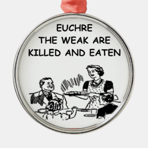 EUCHRE JULGRANSPRYDNAD METALL