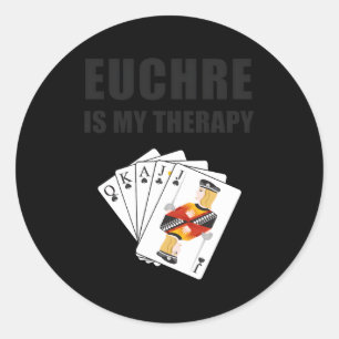 Euchre Runt Klistermärke